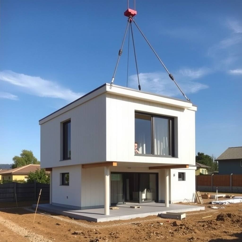 maison modulaire à Toulouse (illustration)